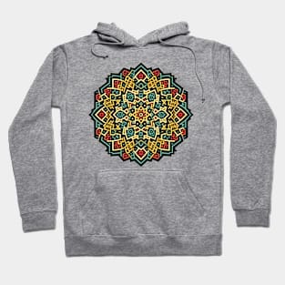 Spectrum Star - Dynamic Mandala Decor Hoodie